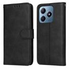 For Realme C63 / C61  / Note 60 Classic Calf Texture Flip Leather Phone Case(Black) - 1