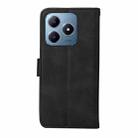 For Realme C63 / C61  / Note 60 Classic Calf Texture Flip Leather Phone Case(Black) - 3