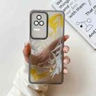 For Xiaomi Redmi K50 Oil Painting Electroplating TPU Phone Case(Grey) - 1