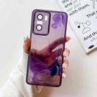 For Xiaomi Redmi K40 Pro Oil Painting Electroplating TPU Phone Case(Purple) - 1