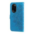 For Huawei nova 13 Pro Seven-petal Flowers Embossing Leather Phone Case(Blue) - 3