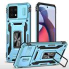 For Motorola Moto G Stylus 2023 Armor PC + TPU Camera Shield Phone Case(Light Blue) - 1