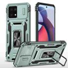For Motorola Moto G Stylus 2023 Armor PC + TPU Camera Shield Phone Case(Alpine Green) - 1