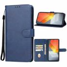 For vivo iQOO Neo 8 Pro Leather Phone Case(Blue) - 1