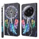 For Xiaomi 13 Ultra 3D Painted Pattern Leather Phone Case(Colorful Dreamcatcher) - 1