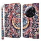 For Xiaomi 13 Ultra 3D Painted Pattern Leather Phone Case(Colorful Mandala) - 1