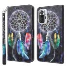 For Xiaomi Redmi Note 10 Pro 3D Painted Pattern Leather Phone Case(Colorful Dreamcatcher) - 1