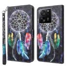 For Xiaomi 13T Pro 3D Painted Pattern Leather Phone Case(Colorful Dreamcatcher) - 1