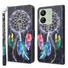 For Xiaomi Redmi 13C 3D Painted Pattern Leather Phone Case(Colorful Dreamcatcher) - 1