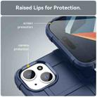 For iPhone 15 Full Coverage Shockproof TPU Phone Case(Blue) - 6