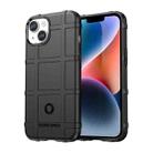 For iPhone 15 Plus Full Coverage Shockproof TPU Phone Case(Black) - 1