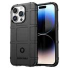For iPhone 15 Pro Full Coverage Shockproof TPU Phone Case(Black) - 1