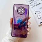 For Huawei Mate 30 Oil Painting Electroplating TPU Phone Case(Purple) - 1