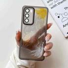 For Huawei P40 Oil Painting Electroplating TPU Phone Case(Grey) - 1