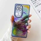 For Huawei P50 Pro Oil Painting Electroplating TPU Phone Case(Blue) - 1