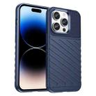For iPhone 15 Pro Thunderbolt Shockproof TPU Phone Case(Blue) - 1