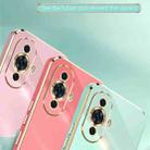 For Huawei nova 11 XINLI Straight Edge 6D Electroplate TPU Phone Case(Celestial Blue) - 4
