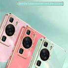 For Huawei P60 XINLI Straight Edge 6D Electroplate TPU Phone Case(Black) - 4