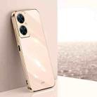 For Huawei Maimang 20 XINLI Straight Edge 6D Electroplate TPU Phone Case(Pink) - 1