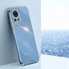 For Huawei nova 12 XINLI Straight Edge 6D Electroplate TPU Phone Case(Celestial Blue) - 1