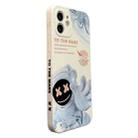 For iPhone 14 Pro Martian Astronaut Pattern Shockproof Phone Case(White) - 1