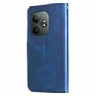 For Realme GT 6 / GT Neo6 SE Fashion Calf Texture Zipper Leather Phone Case(Blue) - 3