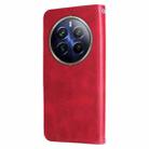 For Realme 13 Pro / 13 Pro+ / P1 Pro Global Fashion Calf Texture Zipper Leather Phone Case(Red) - 3