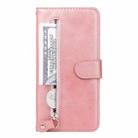 For Realme 13 Pro / 13 Pro+ / P1 Pro Global Fashion Calf Texture Zipper Leather Phone Case(Rose Gold) - 2