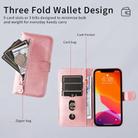 For Realme C75 / Realme 14x Fashion Calf Texture Zipper Leather Phone Case(Rose Gold) - 3