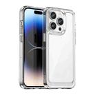 For iPhone 15 Pro Colorful Series Acrylic + TPU Phone Case(Transparent) - 1