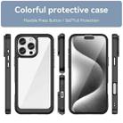 For iPhone 16 Pro Max Colorful Series Acrylic + TPU Phone Case(Black) - 2