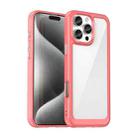 For iPhone 16 Pro Max Colorful Series Acrylic + TPU Phone Case(Red) - 1