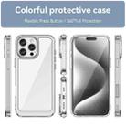 For iPhone 16 Pro Max Colorful Series Acrylic + TPU Phone Case(Transparent) - 2