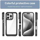 For iPhone 16 Pro Colorful Series Acrylic + TPU Phone Case(Black) - 2