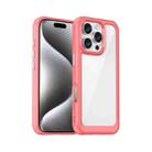 For iPhone 16 Pro Colorful Series Acrylic + TPU Phone Case(Red) - 1