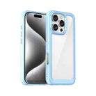 For iPhone 16 Pro Colorful Series Acrylic + TPU Phone Case(Blue) - 1