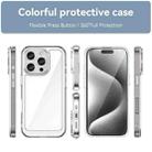 For iPhone 16 Pro Colorful Series Acrylic + TPU Phone Case(Transparent) - 2