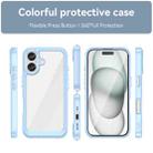 For iPhone 16 Plus Colorful Series Acrylic + TPU Phone Case(Blue) - 2