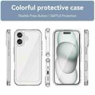 For iPhone 16 Colorful Series Acrylic + TPU Phone Case(Transparent) - 2