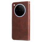 For OPPO Find X8 Fashion Calf Texture Zipper Leather Phone Case(Brown) - 3
