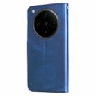 For OPPO Find X8 Pro Fashion Calf Texture Zipper Leather Phone Case(Blue) - 3