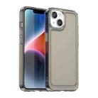 For iPhone 15 Candy Series TPU Phone Case(Transparent Grey) - 1