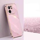 For Xiaomi Redmi K60 Ultra / Mi 13T XINLI Straight Edge 6D Electroplate TPU Phone Case(Cherry Purple) - 1