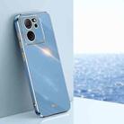 For Xiaomi Redmi K60 Ultra / Mi 13T XINLI Straight Edge 6D Electroplate TPU Phone Case(Celestial Blue) - 1