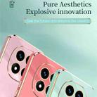 For Redmi Note 14 Pro 4G Global XINLI Straight Edge 6D Electroplate TPU Phone Case(Cherry Purple) - 3