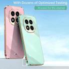For Redmi Note 14 Pro 4G Global XINLI Straight Edge 6D Electroplate TPU Phone Case(White) - 2