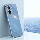 For Redmi A5 4G 171.7mm / Poco C71 XINLI Straight Edge 6D Electroplate TPU Phone Case(Celestial Blue) - 1