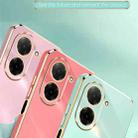 For Redmi A5 4G 171.7mm / Poco C71 XINLI Straight Edge 6D Electroplate TPU Phone Case(Celestial Blue) - 3