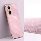 For Redmi Turbo 4 Pro XINLI Straight Edge 6D Electroplate TPU Phone Case(Cherry Purple) - 1