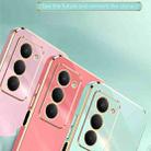 For Redmi 15 5G / 4G EU 171mm XINLI Straight Edge 6D Electroplate TPU Phone Case(Pink) - 3